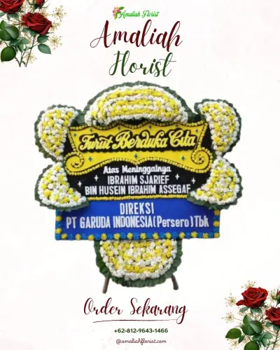 Papan Bunga Duka di Winangun Dua